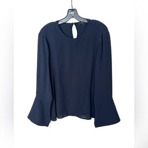 Lafayette 148 New York Midnight Blue Blouse